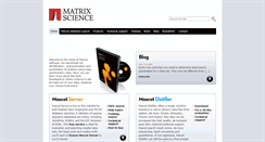 Desktop Screenshot of matrixscience.com